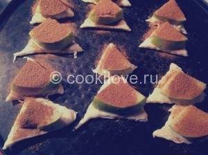 красивые слойки с яблоками 